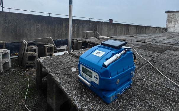 黃石市某企業(yè)非甲烷總烴濃度現場測試